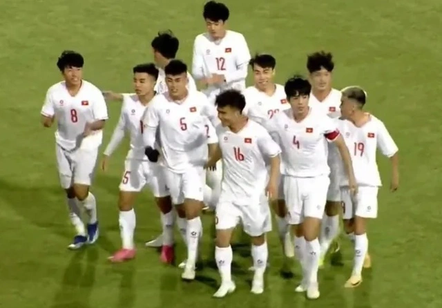 U23 Việt Nam và U23 Tajikistan gặp nhau trong trận giao hữu ngày 20/3/2024